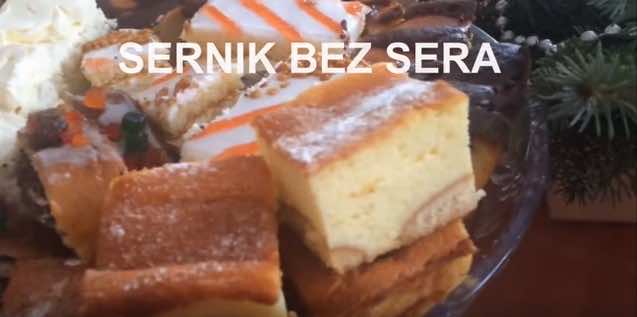 Przepis na sernik bez sera