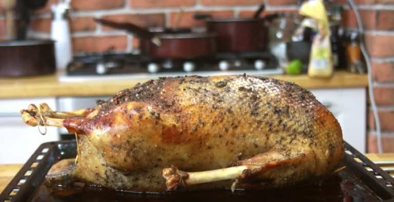 Domowy Przepis na pieczoną gęś
