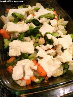 Pieczone warzywa z serem feta