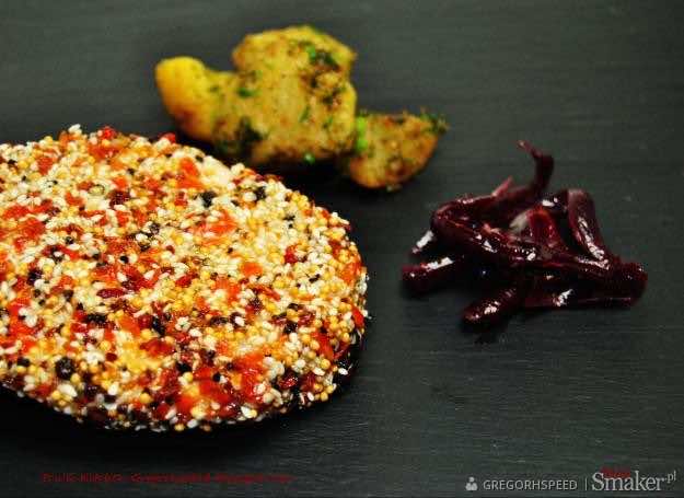 Schab w kolorowej panierce