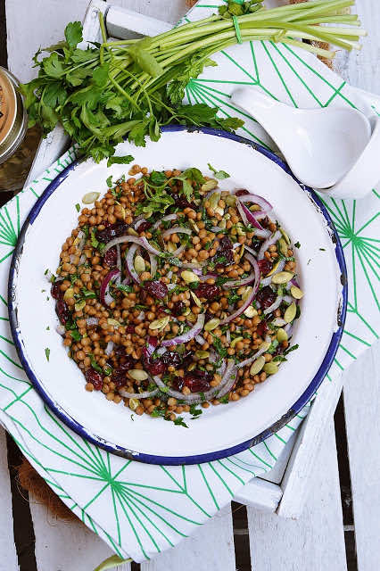 Sałatka z soczewicy