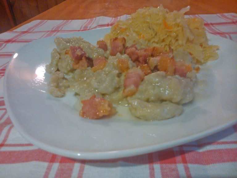 Polecam kluski szare