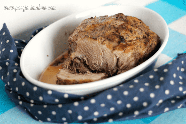 Soczysta pieczeń wieprzowa (bardzo łatwa) w ziołowej skórce – przepis.