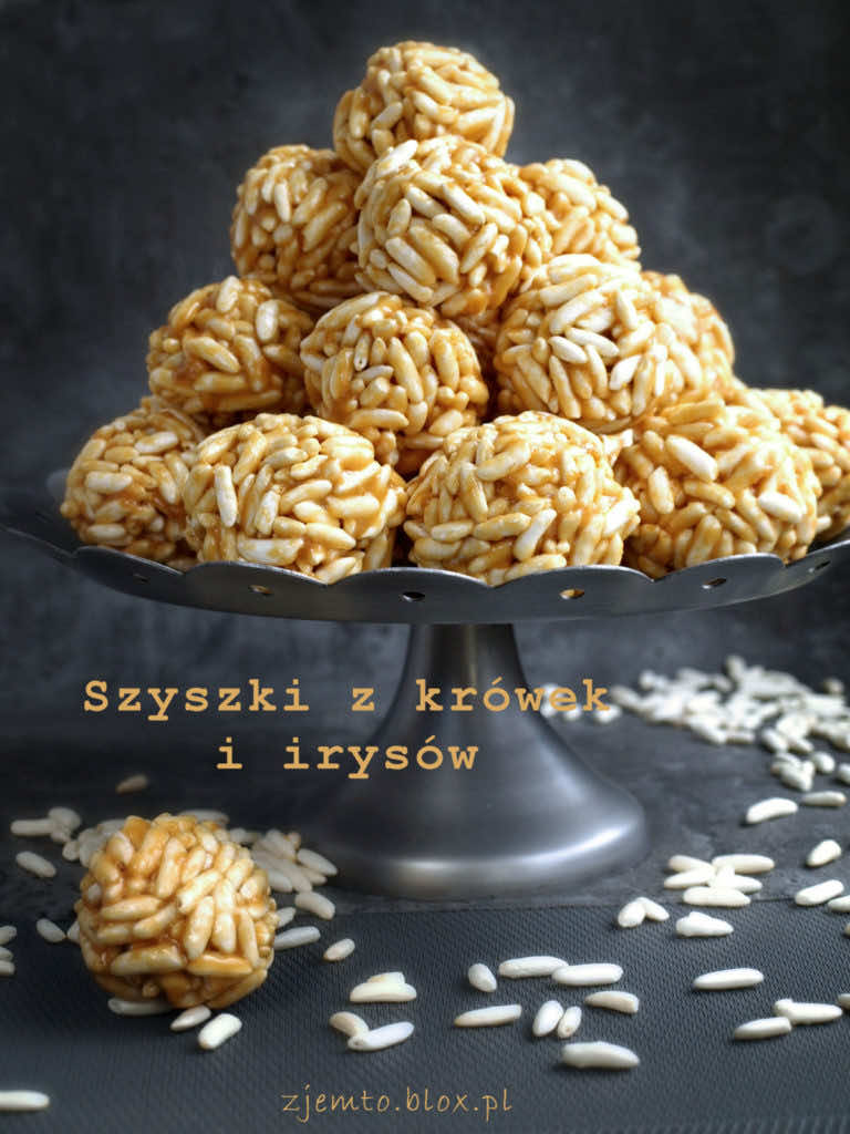 Szyszki z krówek i irysów