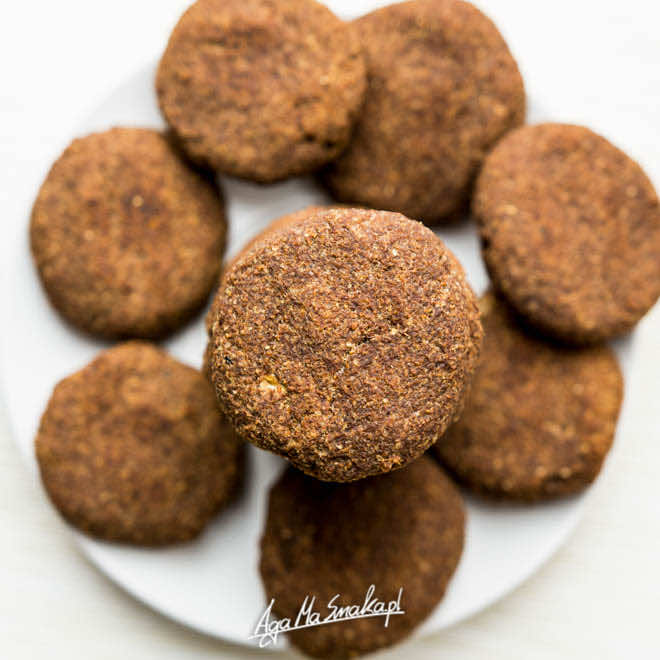 Ciasteczka owocowo-kakaowe – bez substancji słodzącej, bez spulchniaczy, bez glutenu