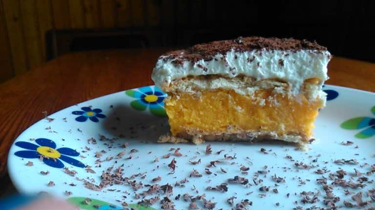 ciasto bez pieczenia na bazie soków z Kubusia :)