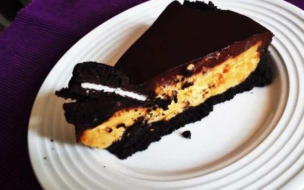 Ciasto oreo z masłem orzechowym
