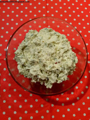 Pasta z zielonymi oliwkami i twarożkiem