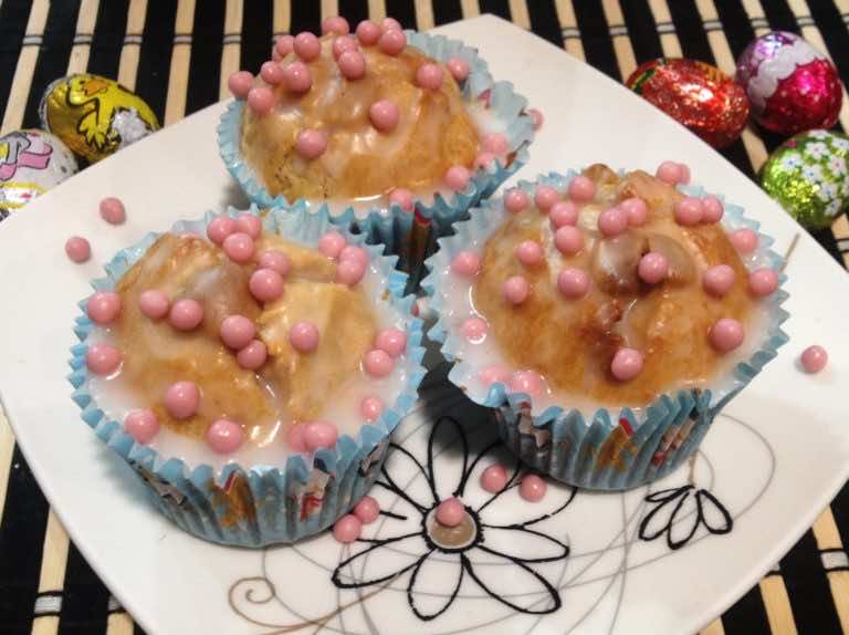 Babeczki truskawkowe z białą czekoladą