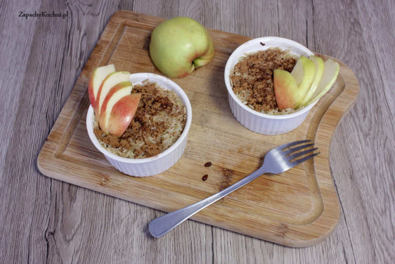 RYŻ ZAPIEKANY Z JABŁKIEM