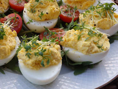 Jajka z pastą chrzanową