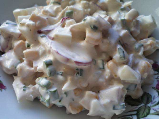 Wielkanocna sałatka