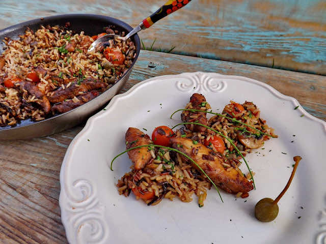 Ryż z polędwiczkami z kurczaka