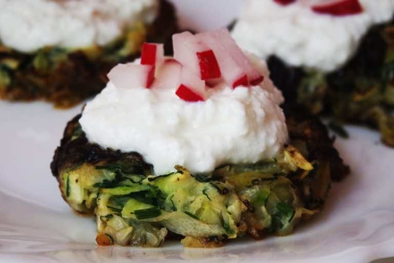 Fit placuszki cukiniowe