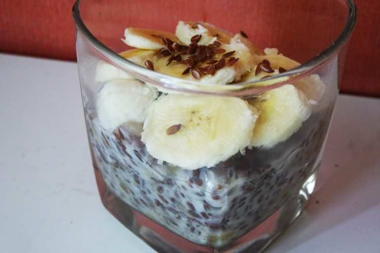 Pudding z siemieniem lnianym zamiast chia – FIT I TANIO