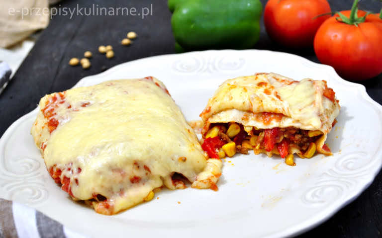 ZAPIEKANE KROKIETY PO MEKSYKAŃSKU Z TORTILLI