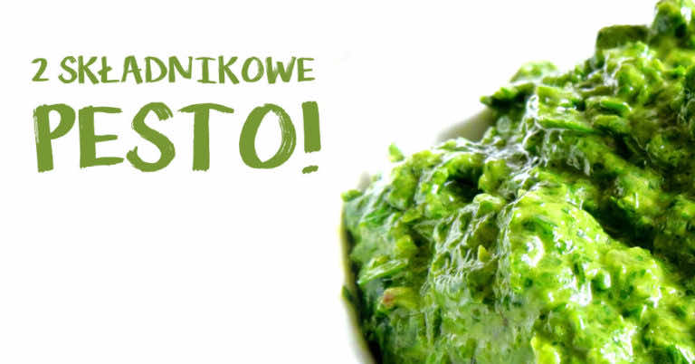 Przepis na pesto z dwóch składników