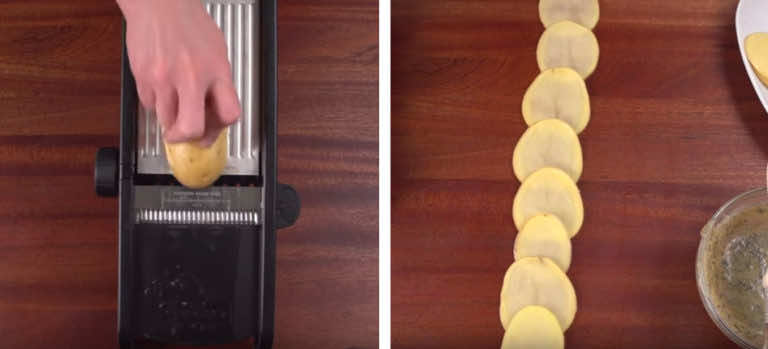 Wziął ziemniaka, pokroił go na plasterki i zrobił coś niesamowitego!