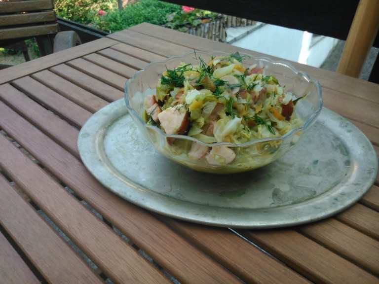 Bigos z młodej kapusty