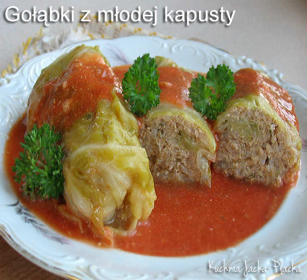 Gołąbki z młodej kapusty