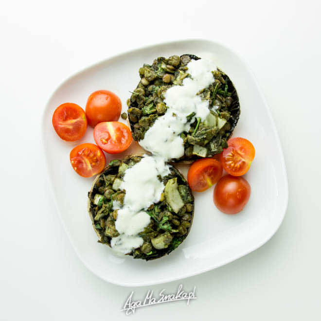 Pyszny farsz do pieczarek i papryki