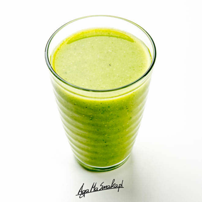 Pyszny zielony koktajl z… rukolą