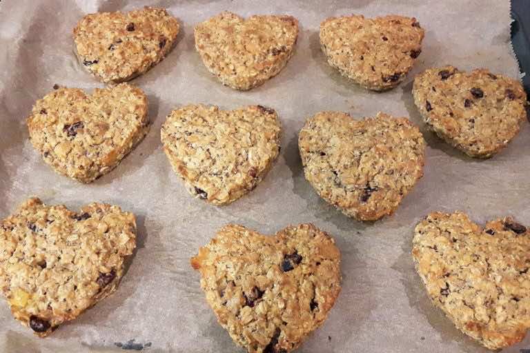 Dyniowe ciasteczka z musli