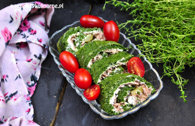 ROLADA SZPINAKOWA Z TUŃCZYKIEM