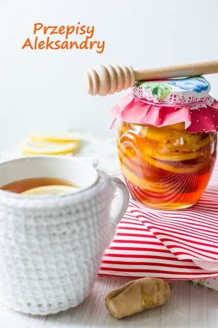 Syrop cytrynowy z imbirem. Domowy syrop na przeziębienie i wzmocnienie odporności.