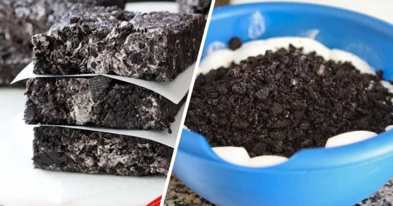 Najszybsze ciasto świata z oreo i pianek! Bez pieczenia.