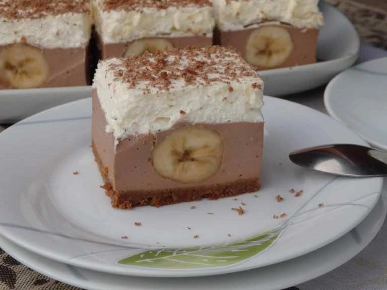 Czekoladowo – bananowa rozpusta bez pieczenia