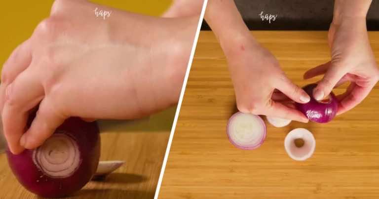 Pokroiła cebulę w plastry i zrobiła z tego pyszne śniadanie!