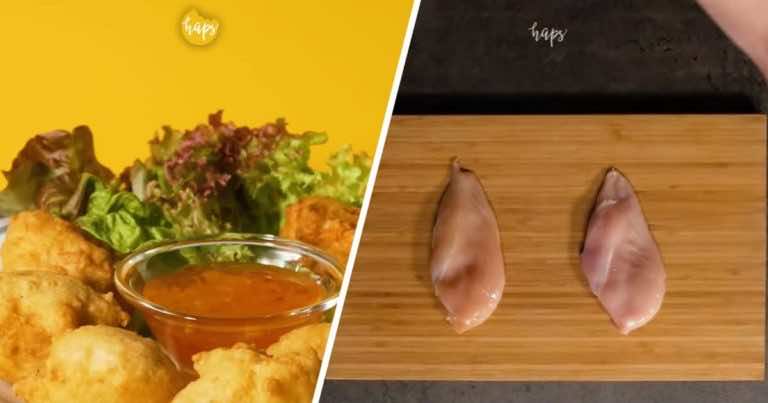 Kurczak w cieście kokosowym na obiad