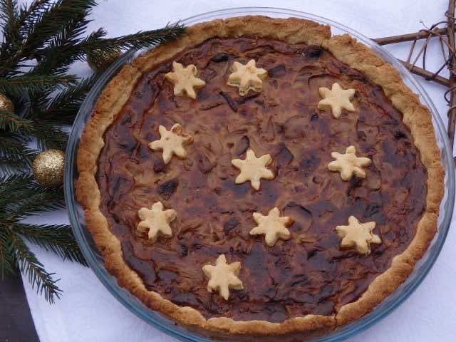 Świąteczna tarta z grzybami