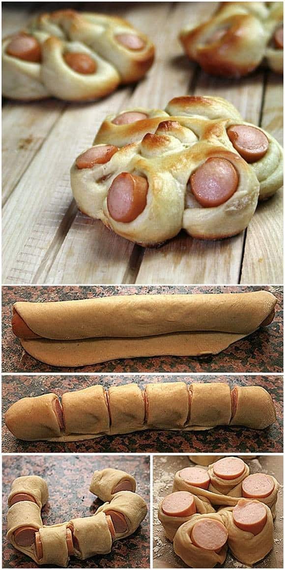 Pomysłowa przekąska – kwiatowy hot-dog