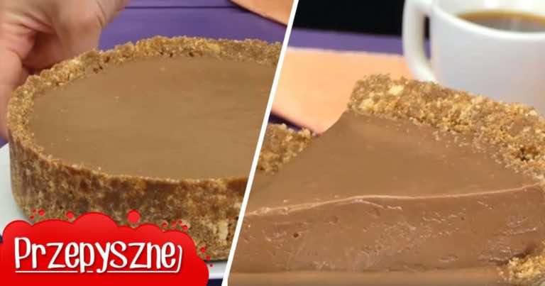 Genialne ciasto czekoladowe bez pieczenia gotowe w 15 minut!