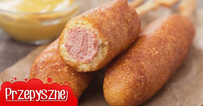 Przepis na Corn Dogi czyli parówki w cieście kukurydzianym