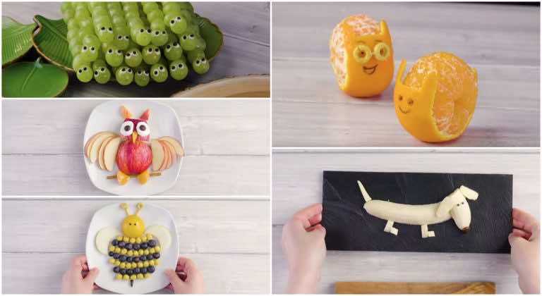 Jak zachęcić dziecko do jedzenia owoców czyli zabawne owocowe przekąski