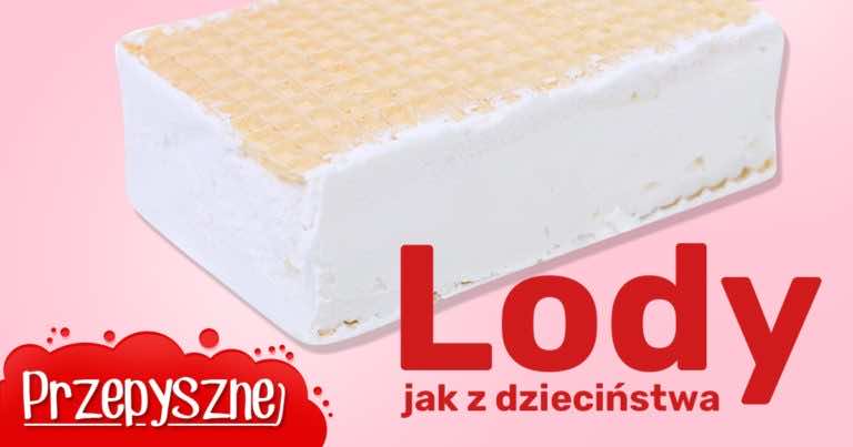 Przepis na lody w wafelku jak z dzieciństwa! Lody jak Calypso lub Śnieżka.