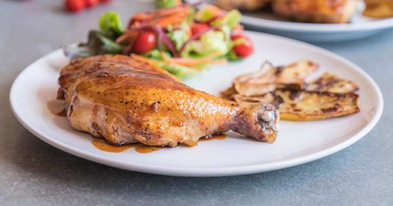 Przepis na pieczone udka kurczaka na obiad