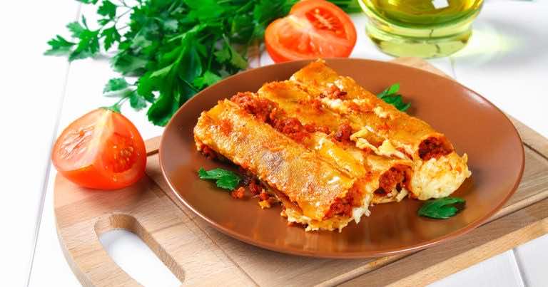 Cannelloni bolognese – czyli rurki z sosem bolońskim