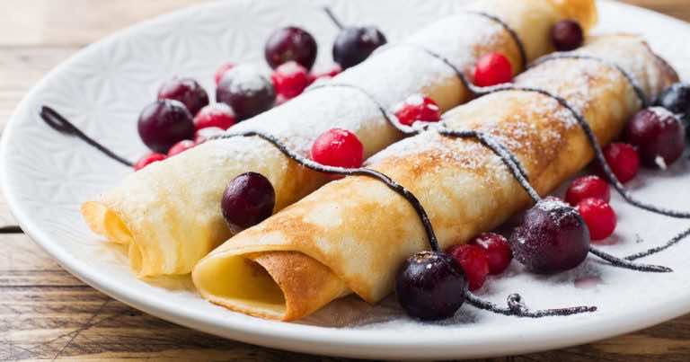 Budyniowe naleśniki