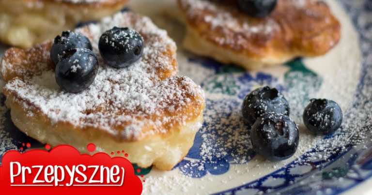 Puszyste racuchy bez drożdży