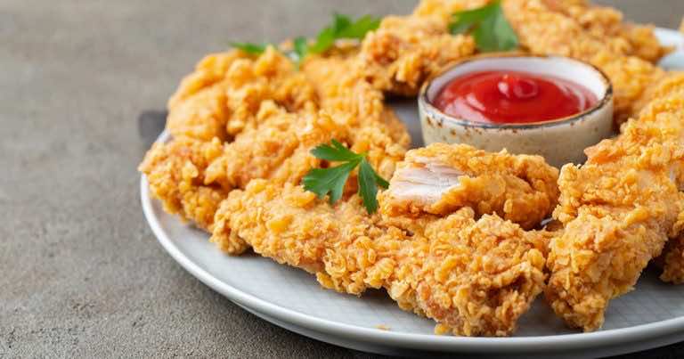 Pieczone nuggetsy z kurczaka