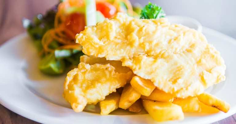 Ryba smażona w cieście piwnym