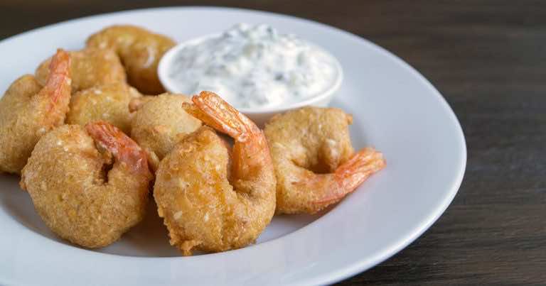 Krewetki w cieście piwnym