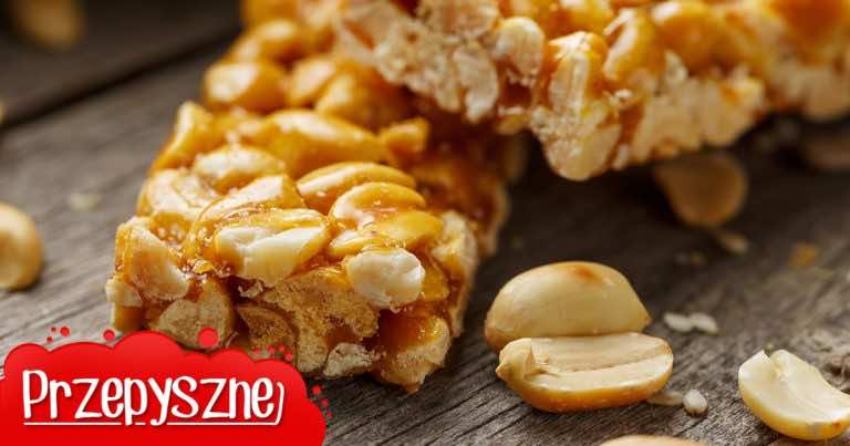 Orzechowe kruche batoniki z 3 SKŁADNIKÓW