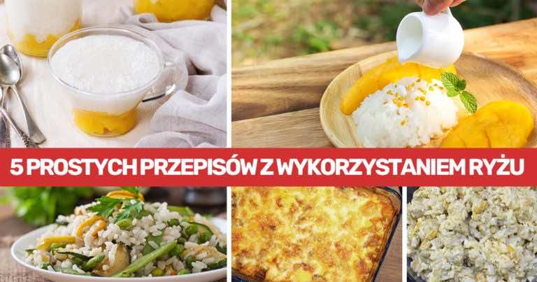 5 prostych przepisów z wykorzystaniem ryżu (MAŁA ILOŚĆ SKŁADNIKÓW)