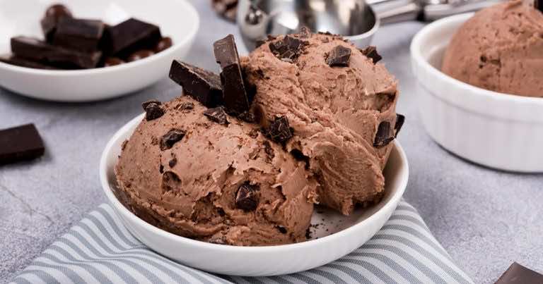 Prosty przepis na lody czekoladowe bez jajek