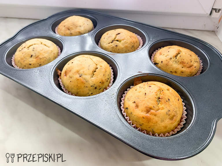 Bananowe Muffiny z Kawałkami Czekolady